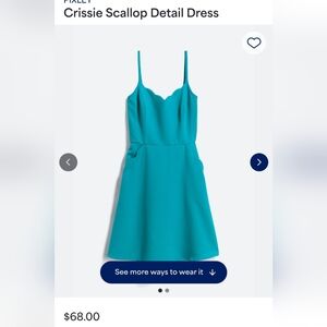 Market & Spruce Vibrant Blue Mini Dress